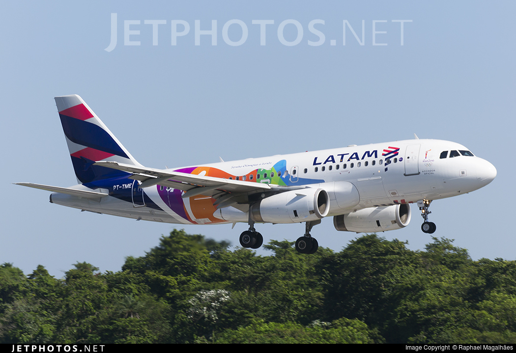 Avião com nova pintura da LATAM trará a tocha olímpica a Cuiabá