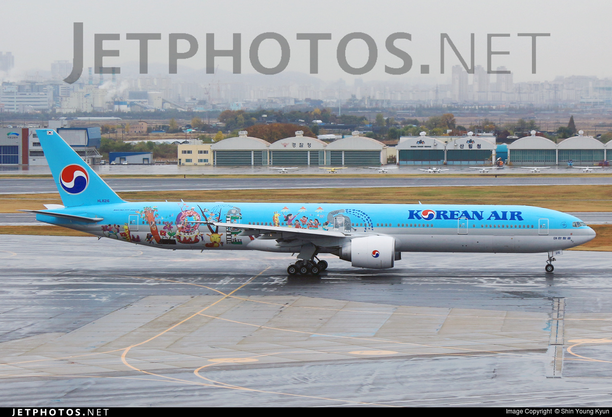 Photo HL8216 (CN 37647) Boeing 7773B5ER by Shin Young Kyun Photoid